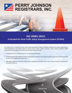 ISO 39001:2012 - A Standard for Road Traffic Safety Management System (RTSMS) ISO 39001:2012 - A Standard for Road Traffic Safety Management System (RTSMS)