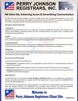 PJR Client Site: Enhancing Access & Streamlining Communication PJR Client Site: Enhancing Access & Streamlining Communication